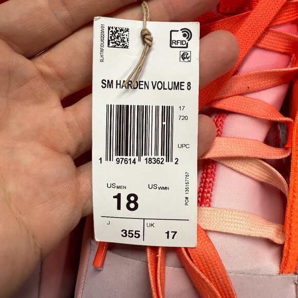 Adidas Harden Vol. 8 Mens Basketball Shoes IH3652 NEW Sz 18 - Picture 5 of 5